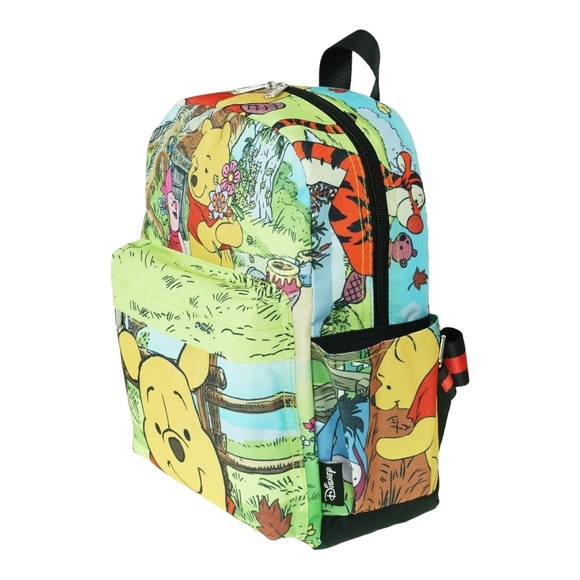 Disney Classic Winnie The Pooh Adult and Kids Mini Adjustable Summer Backpack - Picture 4 of 7